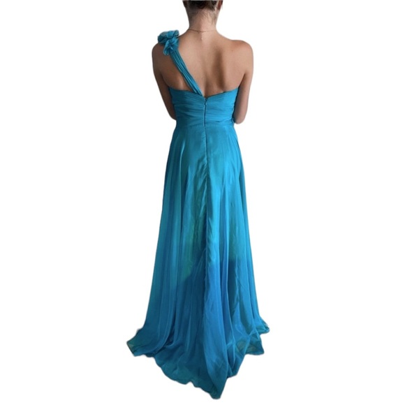 Jovani One Shoulder Gown - Picture 3 of 4